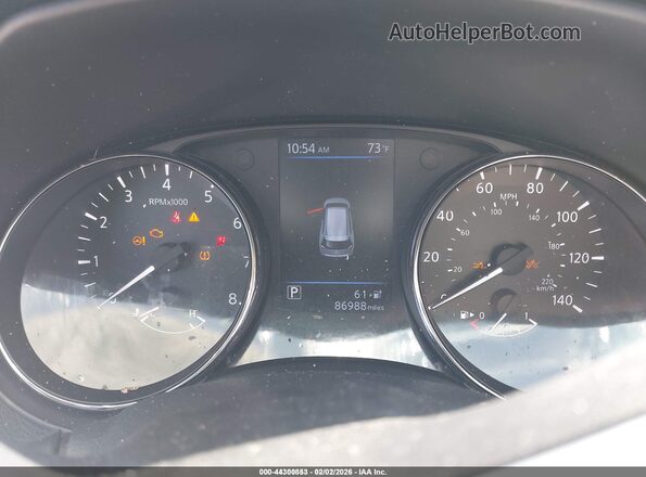 5N1AT2MV6KC823462 2019 NISSAN ROGUE Gray Հետևի նստատեղերի տեսք