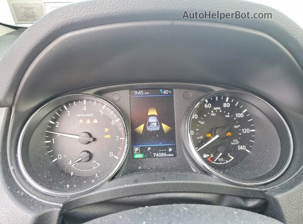 5N1AT2MV7KC724536 2019 NISSAN ROGUE Красный Вид щитка приборов