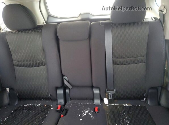 5N1AT2MV7KC724536 2019 NISSAN ROGUE Красный Вид задних сидений
