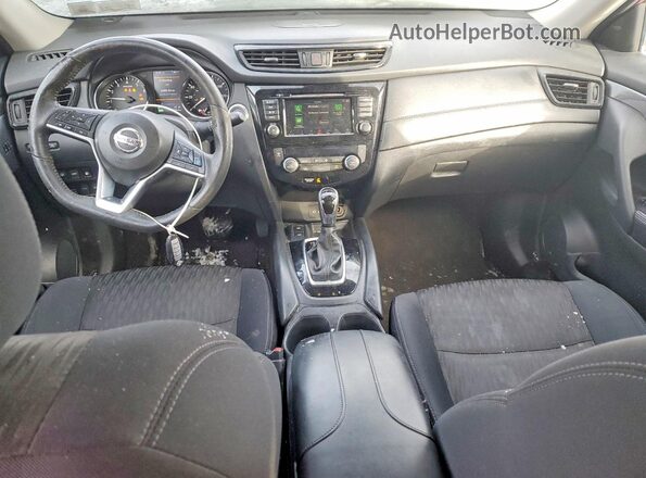 5N1AT2MV7KC724536 2019 NISSAN ROGUE Красный Вид панели приборов