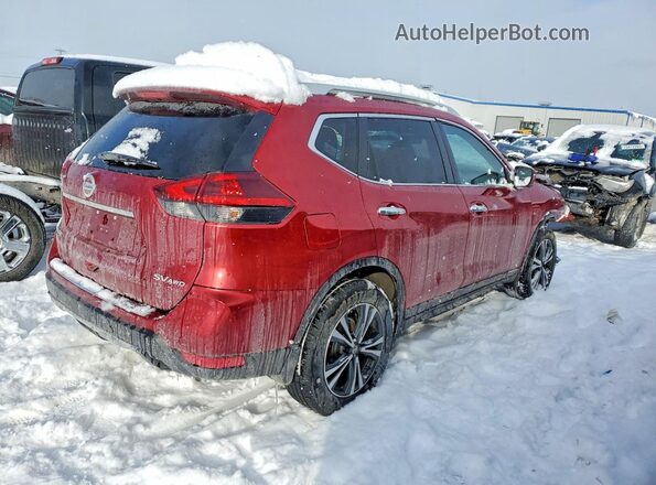 5N1AT2MV7KC724536 2019 NISSAN ROGUE Красный Задняя правая четверть