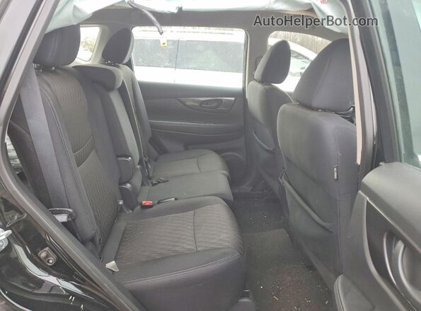 5N1AT2MVXKC809886 2019 NISSAN ROGUE Black Widok wnętrza z tyłu