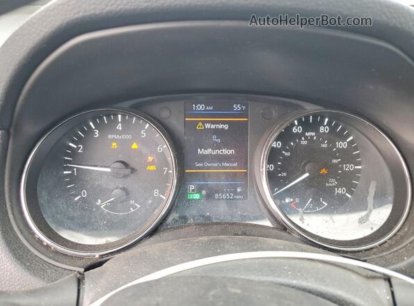 5N1AT2MVXKC809886 2019 NISSAN ROGUE Black Widok zestawu wskaźników