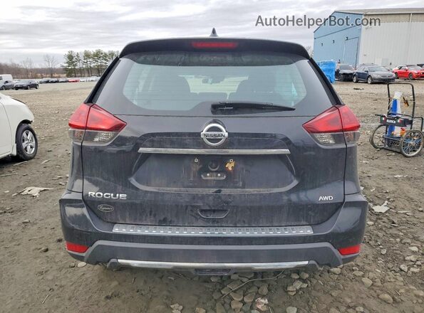 5N1AT2MVXKC809886 2019 NISSAN ROGUE Black Widok z tyłu