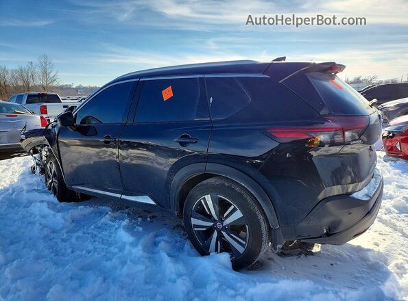 5N1AT3CB2MC722399 2021 NISSAN ROGUE Черный Задняя левая четверть
