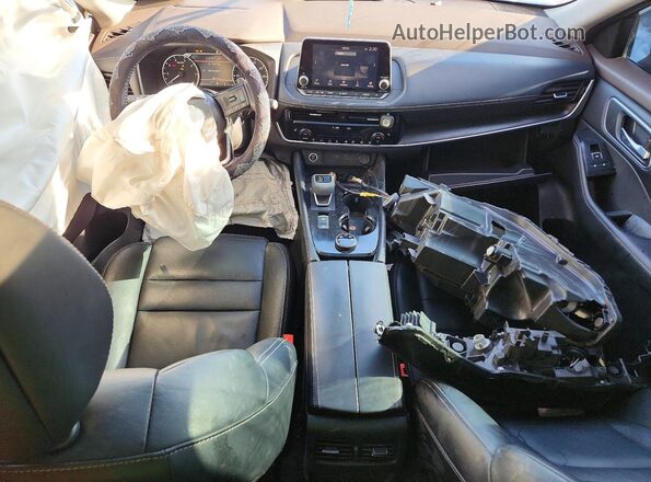 5N1AT3CB2MC722399 2021 NISSAN ROGUE Черный Вид панели приборов