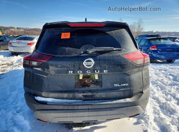 5N1AT3CB2MC722399 2021 NISSAN ROGUE Черный Вид сзади