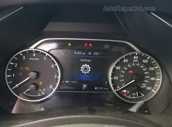 5N1AZ2CSXPC141830 2023 NISSAN MURANO White Widok zestawu wskaźników