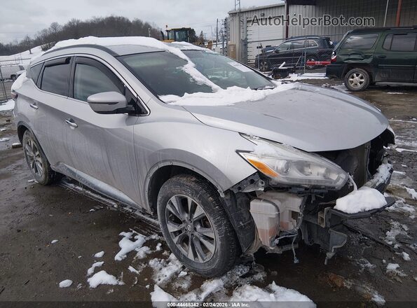5N1AZ2MH0HN105170 2017 NISSAN MURANO Серебряный Передняя правая четверть