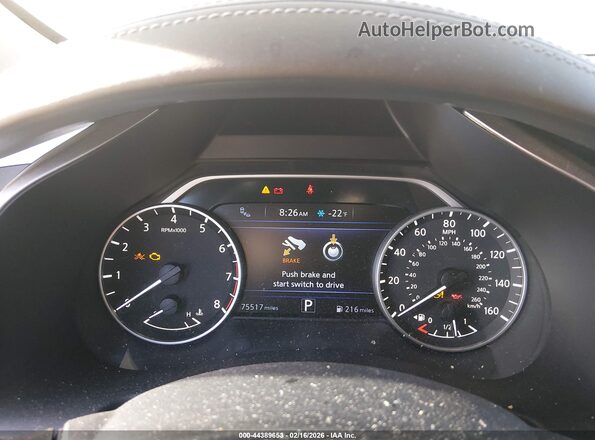 5N1AZ2MH2HN178007 2017 NISSAN MURANO Белый Вид задних сидений