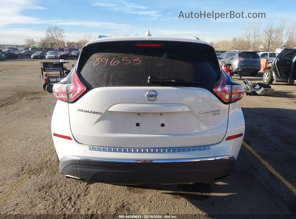 5N1AZ2MH2HN178007 2017 NISSAN MURANO Белый 