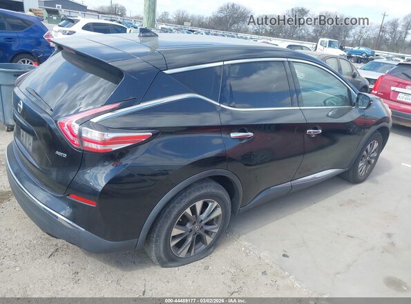 5N1AZ2MH7HN153541 2017 NISSAN MURANO Черный Задняя правая четверть