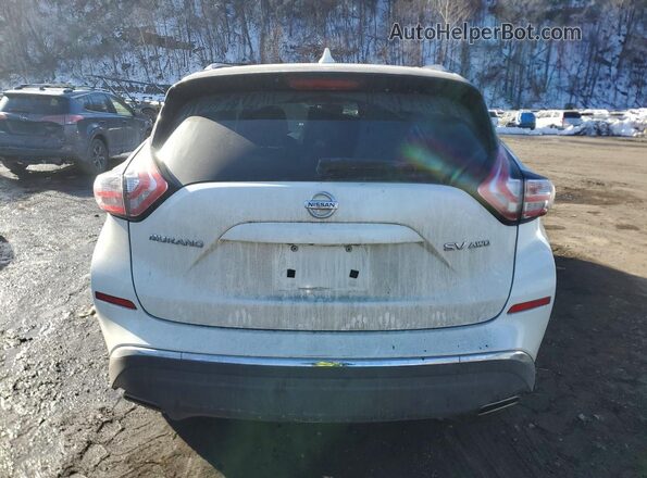 5N1AZ2MH9JN199121 2018 NISSAN MURANO Белый Вид сзади