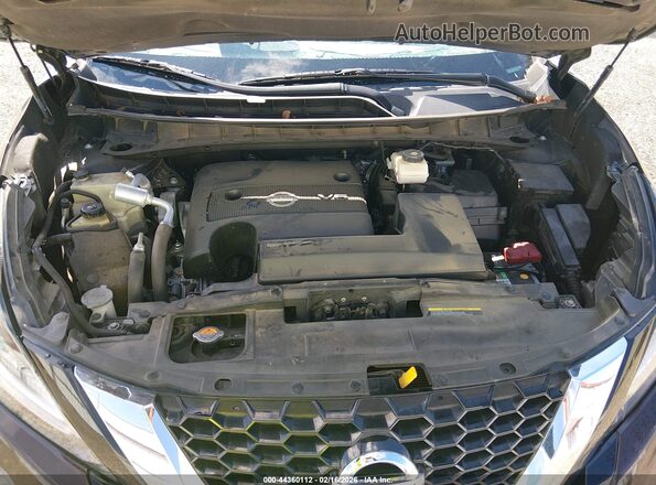 5N1AZ2MJ3KN160156 2019 NISSAN MURANO Темно-бордовый Вид сзади