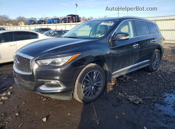 5N1DL0MM0HC504740 2017 INFINITI QX60 Black Передня ліва чверть