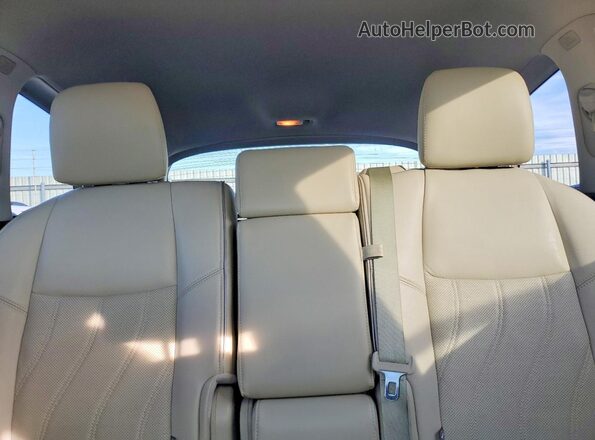 5N1DL0MM0HC504740 2017 INFINITI QX60 Black Вид задніх сидінь