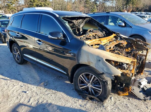 5N1DL0MM1KC504270 2019 INFINITI QX60 Black Передня права чверть