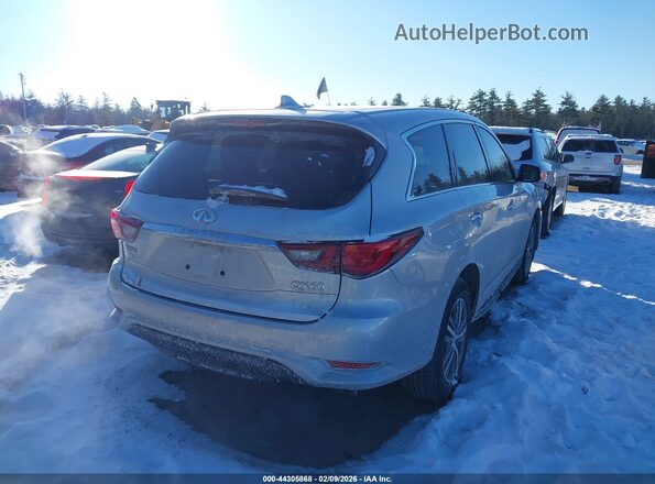 5N1DL0MM1KC520579 2019 INFINITI QX60 Серебряный Задняя правая четверть