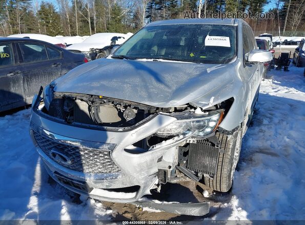 5N1DL0MM1KC520579 2019 INFINITI QX60 Серебряный Вид спереди