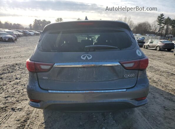 5N1DL0MM2KC527315 2019 INFINITI QX60 Gray Rear view