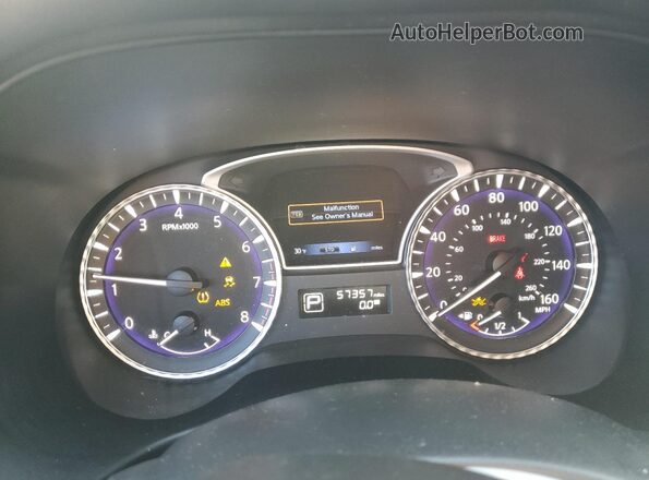5N1DL0MM2KC527315 2019 INFINITI QX60 Gray Instrument cluster view
