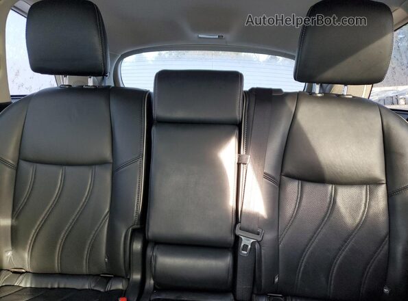 5N1DL0MM2KC527315 2019 INFINITI QX60 Gray Rear seats view