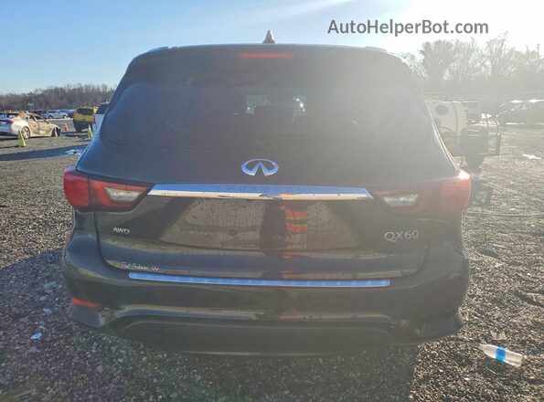 5N1DL0MM2KC562436 2019 INFINITI QX60 Black Հետևի տեսք