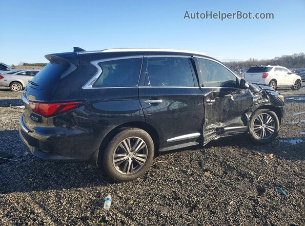 5N1DL0MM2KC562436 2019 INFINITI QX60 Black Հետևի աջ
