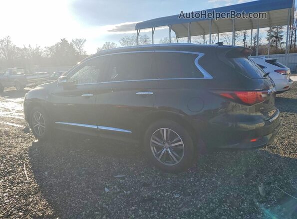 5N1DL0MM2KC562436 2019 INFINITI QX60 Black Հետևի ձախ