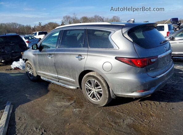 5N1DL0MM3KC519529 2019 INFINITI QX60 Серый Задняя левая четверть