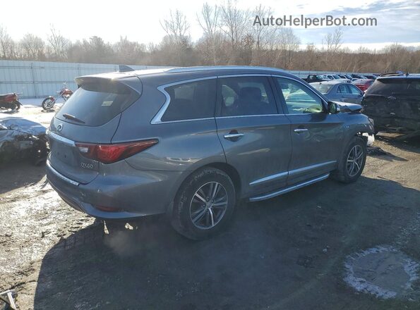 5N1DL0MM3KC519529 2019 INFINITI QX60 Серый Задняя правая четверть