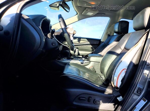 5N1DL0MM3KC519529 2019 INFINITI QX60 Серый Вид салона спереди