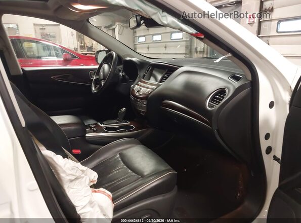5N1DL0MM4JC507033 2018 INFINITI QX60 White Widok wnętrza z przodu