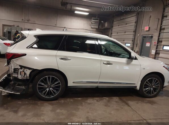 5N1DL0MM4JC507033 2018 INFINITI QX60 White Widok zestawu wskaźników