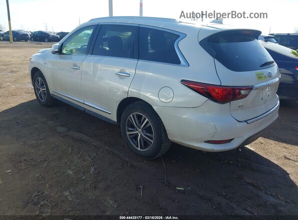 5N1DL0MM6KC527432 2019 INFINITI QX60 Белый Задняя левая четверть