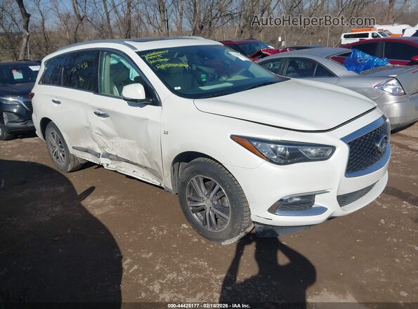 5N1DL0MM6KC527432 2019 INFINITI QX60 Белый Передняя правая четверть