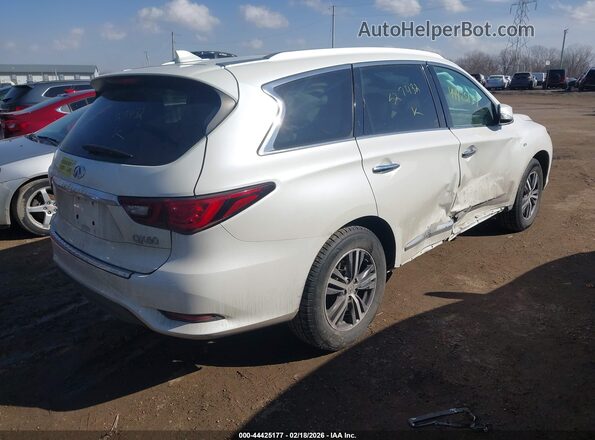 5N1DL0MM6KC527432 2019 INFINITI QX60 Белый Задняя правая четверть