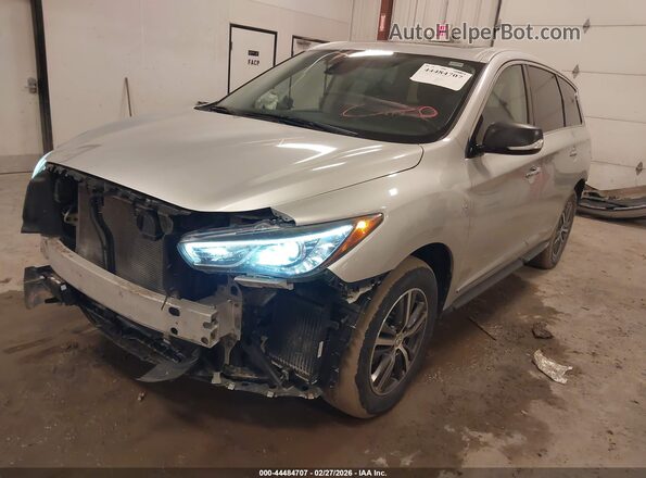 5N1DL0MM6KC556753 2019 INFINITI QX60 Silver Przód lewy