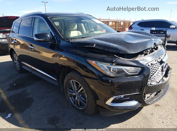 5N1DL0MM7HC517050 2017 INFINITI QX60 Black Przód prawy
