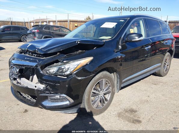 5N1DL0MM7HC517050 2017 INFINITI QX60 Black Przód lewy