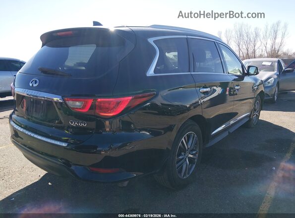 5N1DL0MM7HC517050 2017 INFINITI QX60 Black Tył prawy