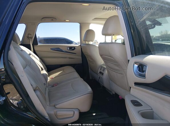 5N1DL0MM7HC517050 2017 INFINITI QX60 Black Widok naklejki z numerem VIN