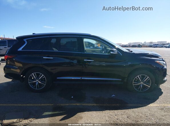 5N1DL0MM7HC517050 2017 INFINITI QX60 Black Widok wnętrza 360 stopni