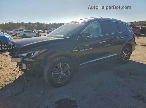 5N1DL0MM7JC510072 2018 INFINITI QX60 Черный Передняя левая четверть