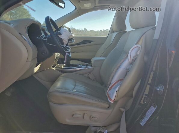 5N1DL0MM7JC510072 2018 INFINITI QX60 Черный Вид салона спереди
