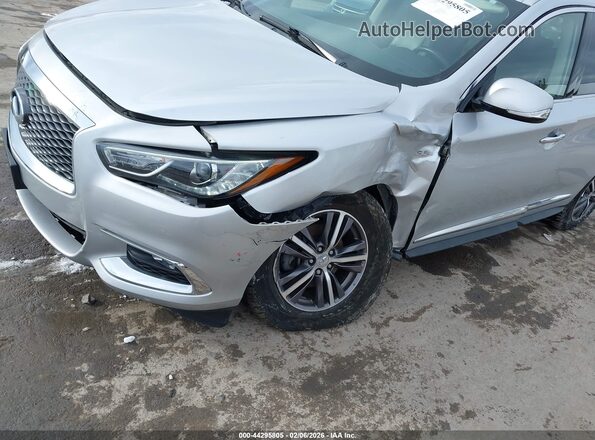 5N1DL0MM8JC530122 2018 INFINITI QX60 Серебряный Вид спереди