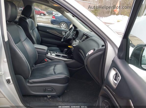 5N1DL0MM8JC530122 2018 INFINITI QX60 Серебряный Вид салона спереди