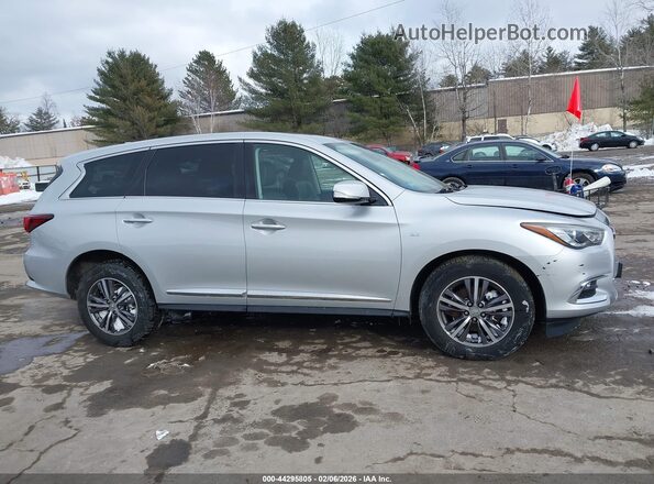 5N1DL0MM8JC530122 2018 INFINITI QX60 Серебряный Вид задней части салона