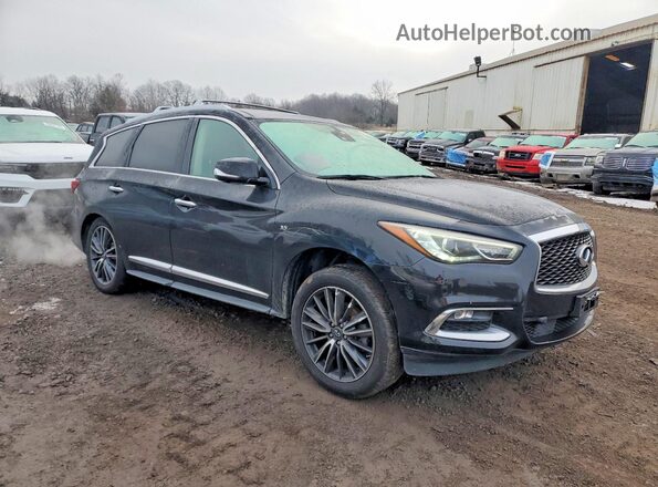 5N1DL0MM9HC513369 2017 INFINITI QX60 Black Przód prawy