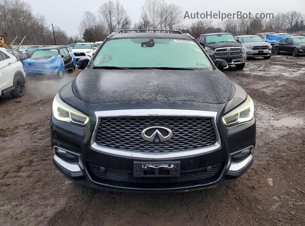 5N1DL0MM9HC513369 2017 INFINITI QX60 Black Widok z przodu